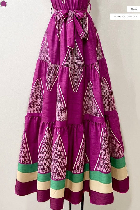 COPE CLOTHING : Halter Neck Dress - Mauve