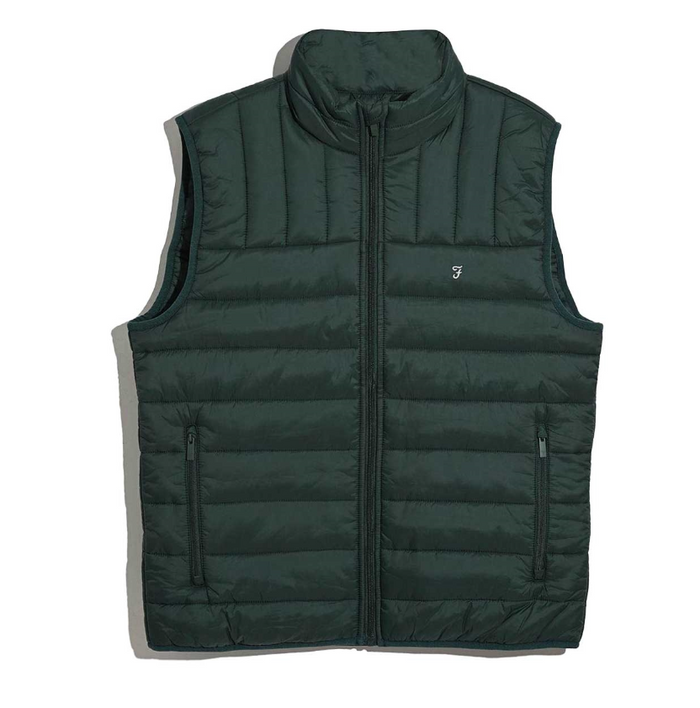 FARAH Arsenal Wadded Gilet - Pine