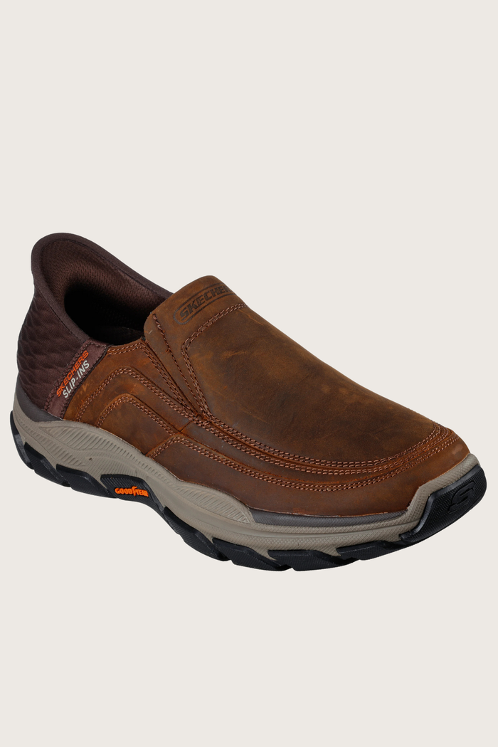SKECHERS Slip-ins RF: Respected Elgin Men's Shoes - Brown