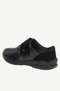 SOFTMODE Women's Daba Velcro Strap Shoes - Black