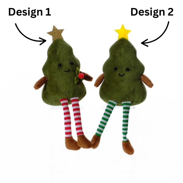 LANGS Jingle and Joy Christmas Tree Shelf Sitter 20cm - 1Pc