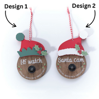 LANGS Children’s Winter Wonderland Wood Elf And Santa Cam Hanger - 1Pc