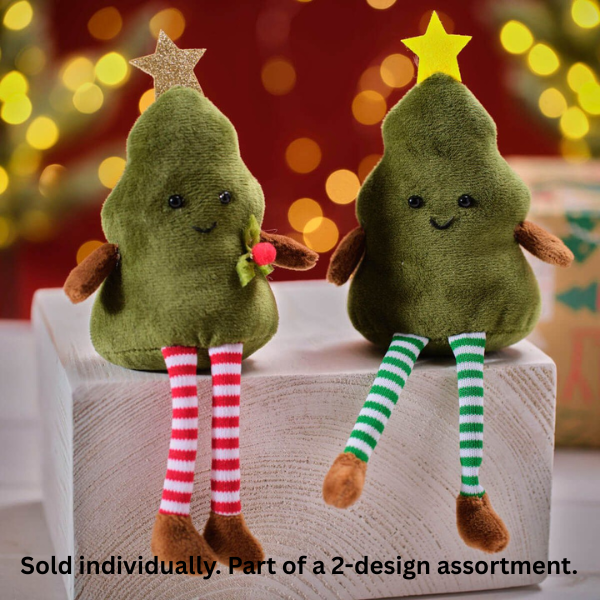 LANGS Jingle and Joy Christmas Tree Shelf Sitter 20cm - 1Pc