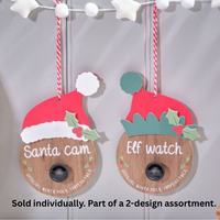 LANGS Children’s Winter Wonderland Wood Elf And Santa Cam Hanger - 1Pc