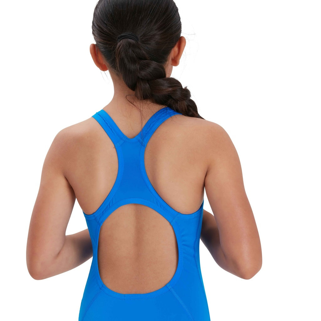 SPEEDO Girl's ECO Endurance+ Medalist Junior Swimsuit - Blue