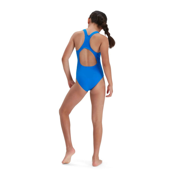 SPEEDO Girl's ECO Endurance+ Medalist Junior Swimsuit - Blue