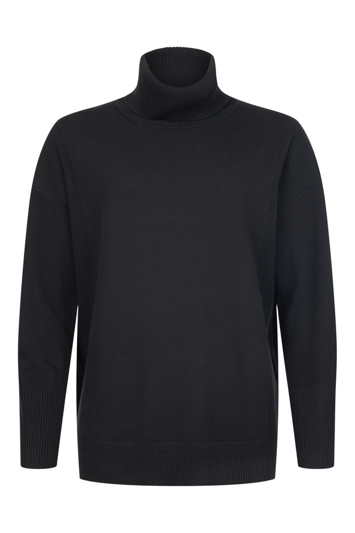SUNDAY Turtleneck Jumper - Black