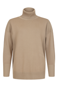 SUNDAY Turtleneck Jumper - Toffee