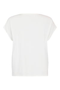 SUNDAY Marine Print T-Shirt - White/Navy