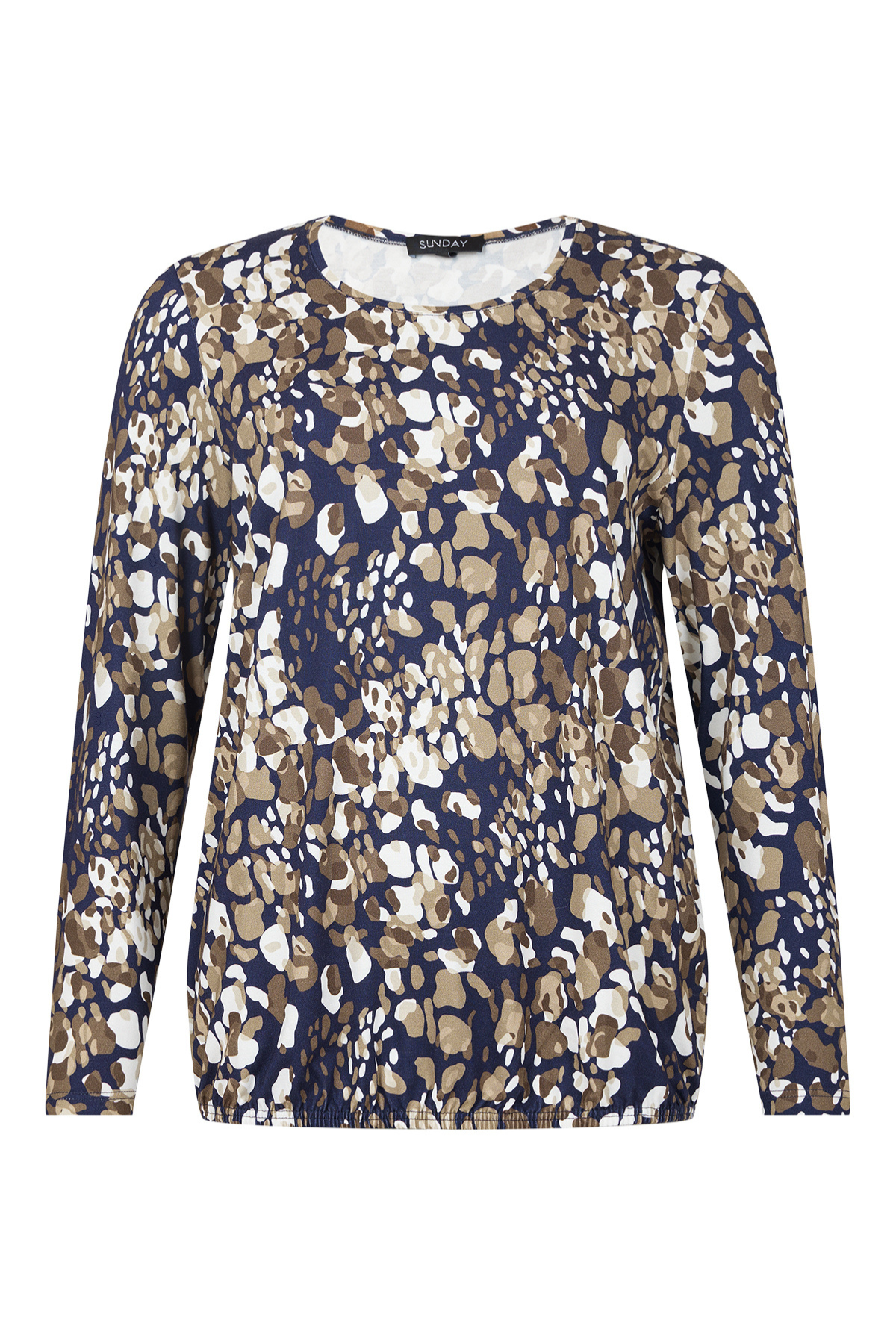 SUNDAY Print Long Sleeves Top