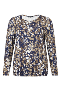 SUNDAY Print Long Sleeves Top
