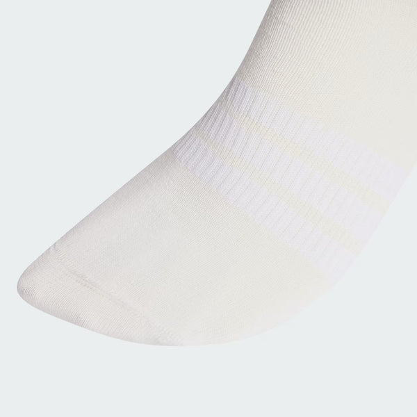 ADIDAS Thin & Light Sports Ankle Socks 3-Pack - White | JZ0528