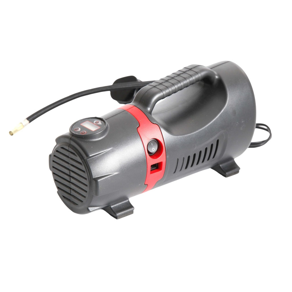 PRECISION Electric Air Compressor 12V DC & 2 TR558 - Black