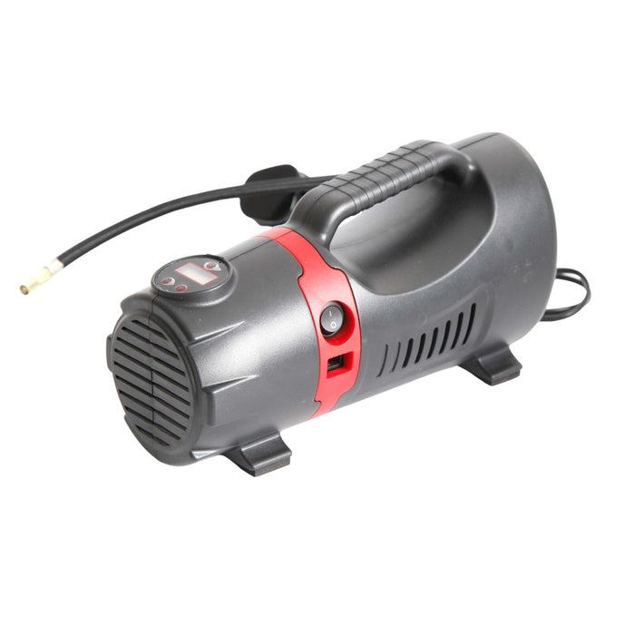 PRECISION Electric Air Compressor 12V DC & 2 TR558 - Black