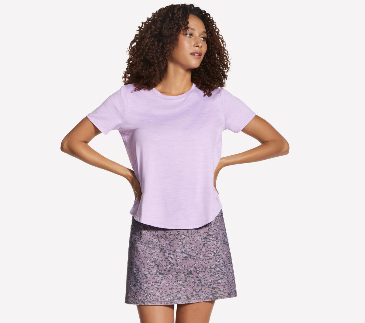 SKECHERS Go Dri Swift T-Shirt - Mauve