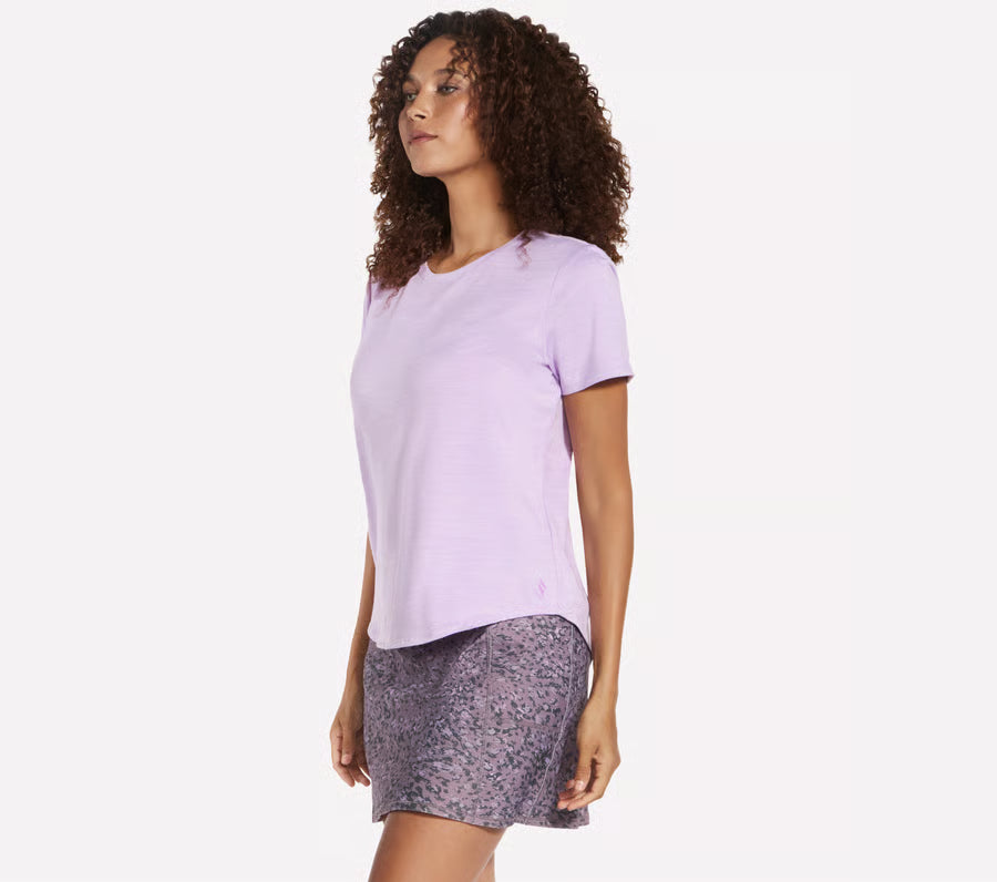 SKECHERS Go Dri Swift T-Shirt - Mauve