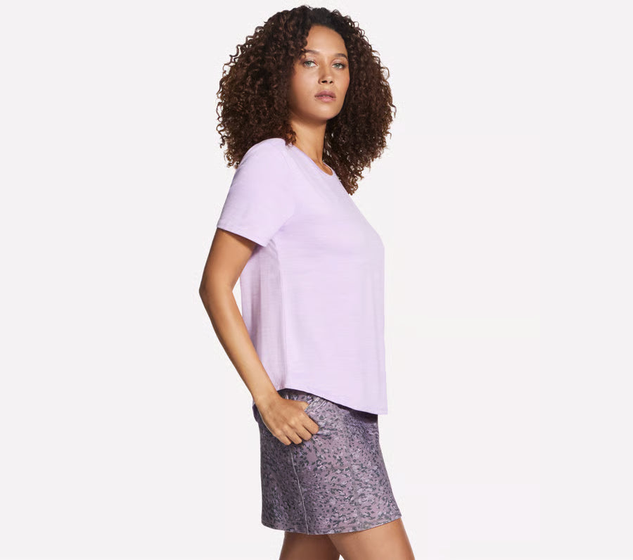 SKECHERS Go Dri Swift T-Shirt - Mauve