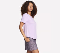 SKECHERS Go Dri Swift T-Shirt - Mauve