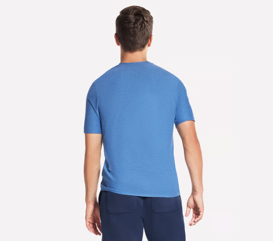SKECHERS Men's Go Dry All Day T-Shirt - Blue
