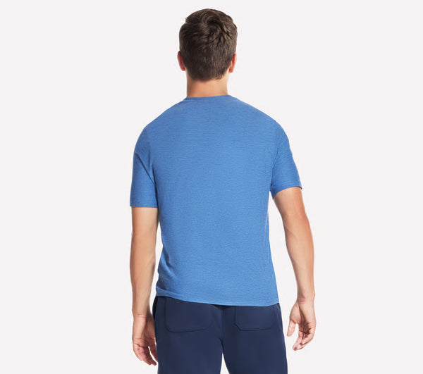 SKECHERS Men's Go Dry All Day T-Shirt - Blue
