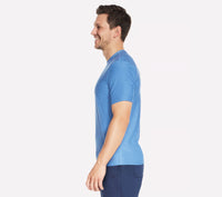SKECHERS Men's Go Dry All Day T-Shirt - Blue