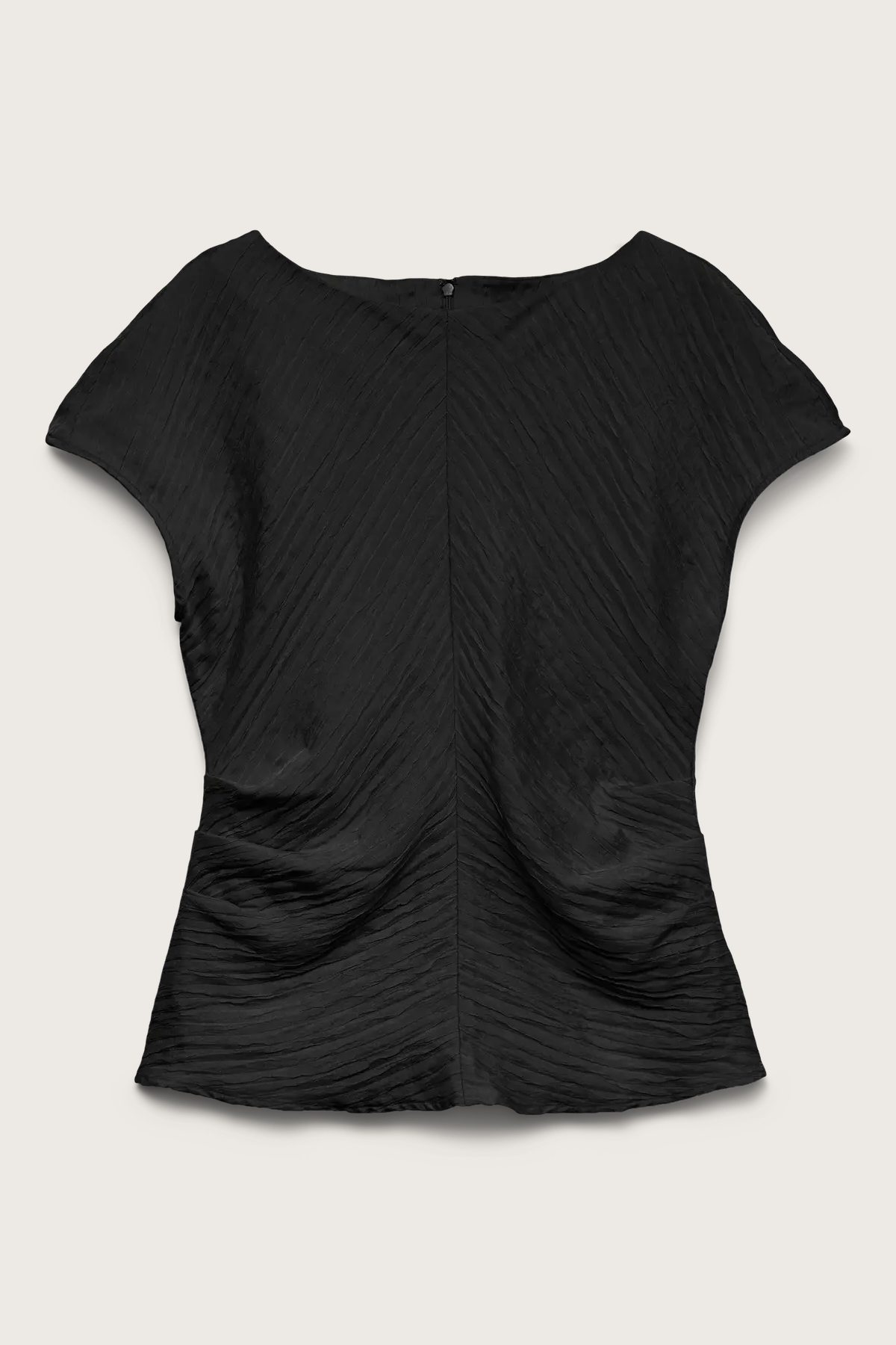 AWARE Tatianna Boat Neck SS Top - Black