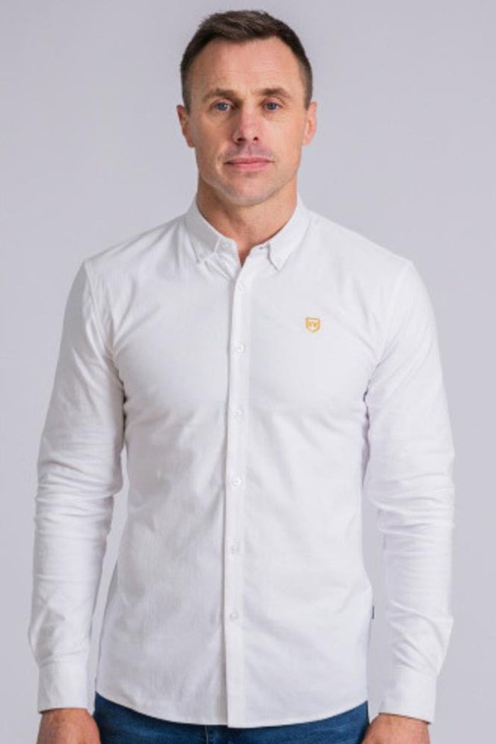 XV KINGS by Tommy Bowe Tesoni LS Shirt - White