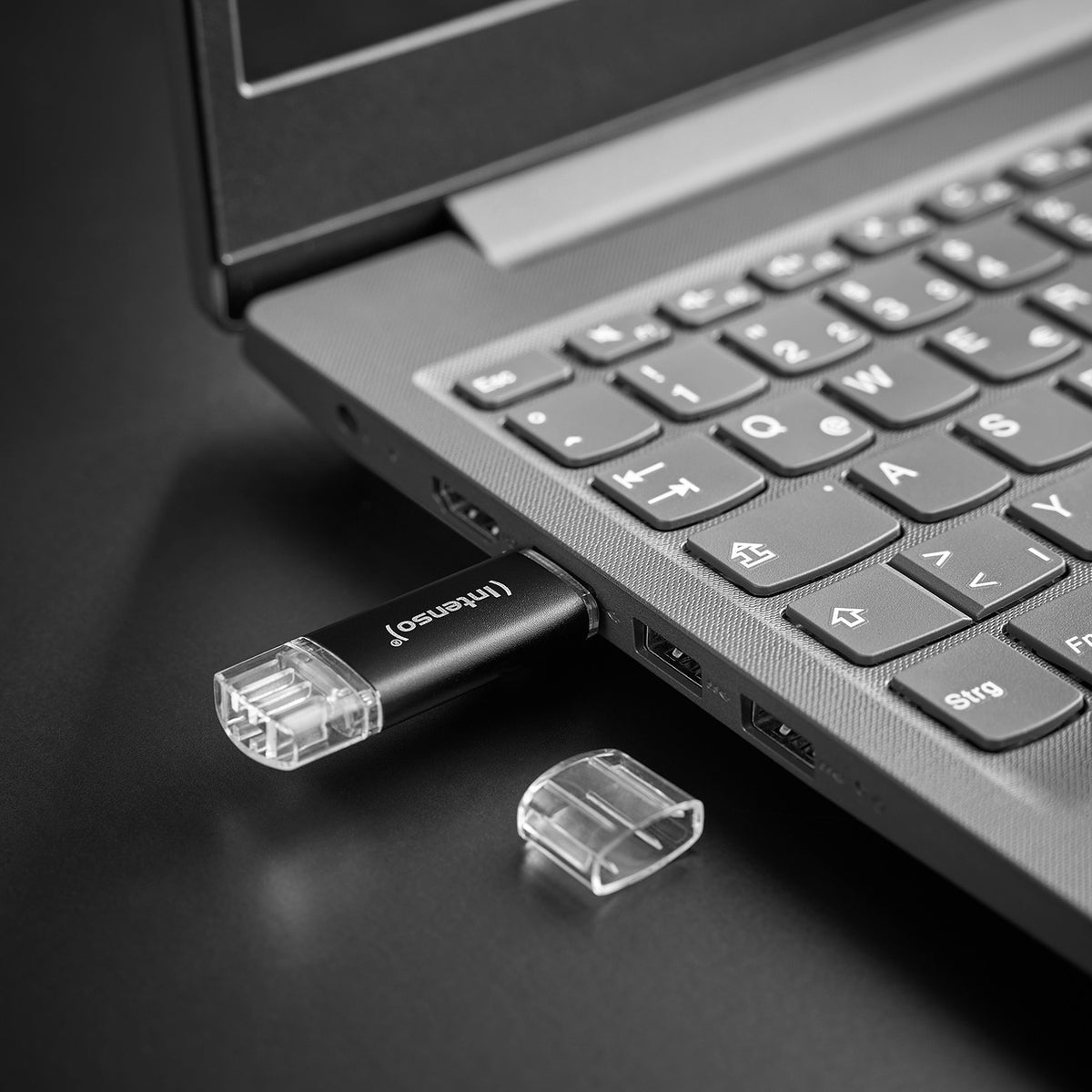 INTENSO Twist Line Flash Drive USB-A & USB-C 128GB