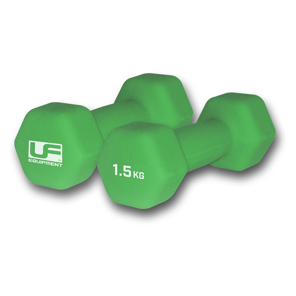 URBAN FITNESS Hex Dumbells - Neoprene Cover - 2 x 1.5KG