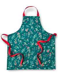 CATHERINE LANSFIELD Christmas Holly and Mistletoe Apron