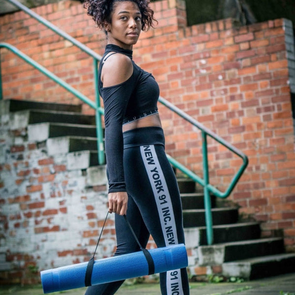 URBAN FITNESS Yoga Mat 4mm - Blue