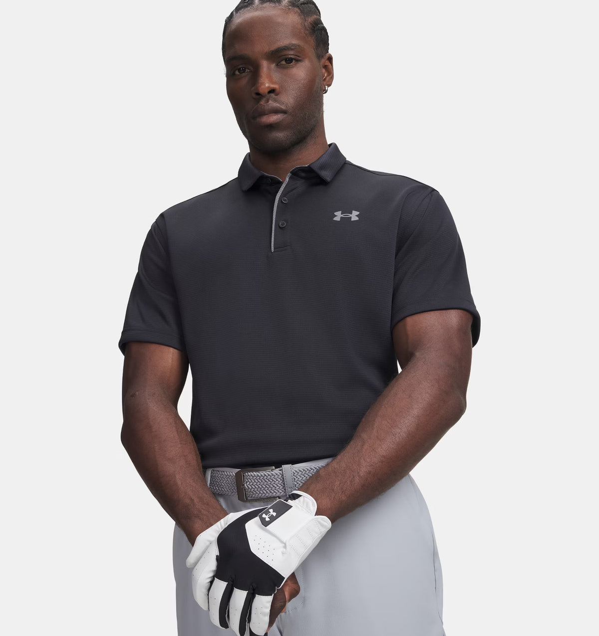 UNDER ARMOUR Men's Tech Polo - Black