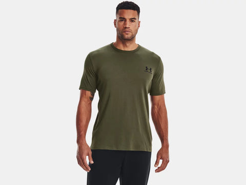 UNDER ARMOUR : Sportstyle Left Chest SS T-Shirt - Green
