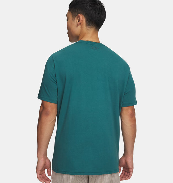 UNDER ARMOUR Men's Team Issue Wordmark T-Shirt - Green