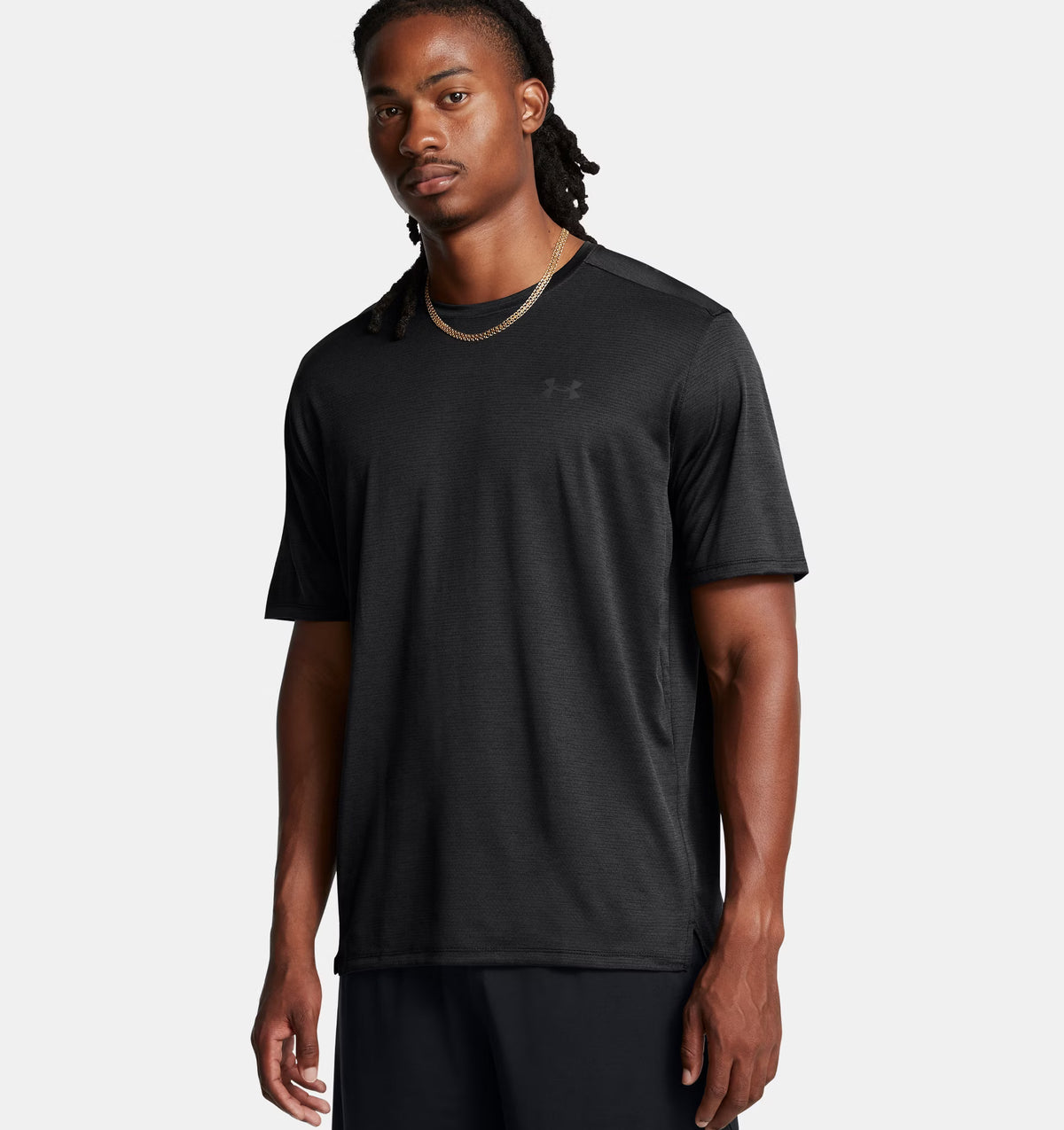 UNDER ARMOUR Men's Tech Vent T-Shirt - Black
