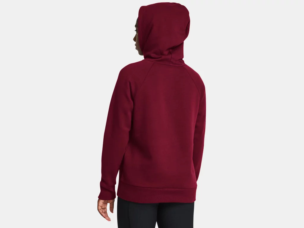 UNDER ARMOUR Women's Rival Fleece Hoodie - Burgundy
