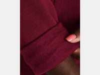 UNDER ARMOUR Women's Rival Fleece Hoodie - Burgundy