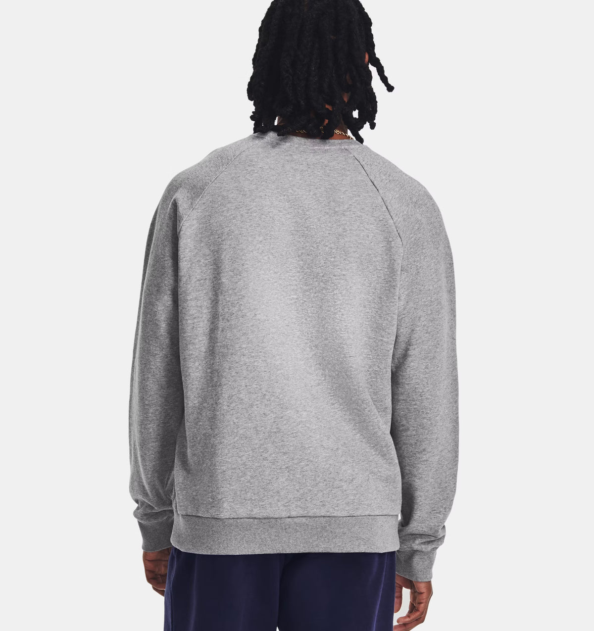 UNDER ARMOUR Men's Rival Fleece Crew Neck Sweater - Grey