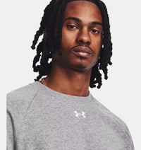 UNDER ARMOUR Men's Rival Fleece Crew Neck Sweater - Grey