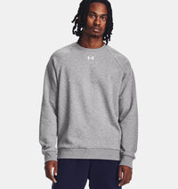 UNDER ARMOUR Men's Rival Fleece Crew Neck Sweater - Grey