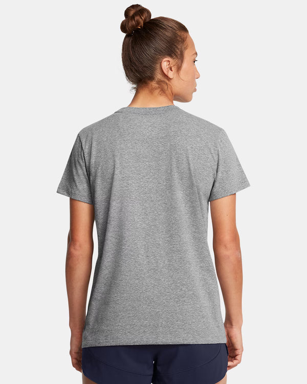UNDER ARMOUR Women's Rival Core T-Shirt - Grey