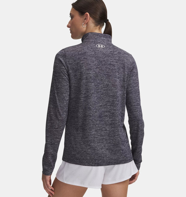 UNDER ARMOUR Women's Tech Twist Half Zip - Navy