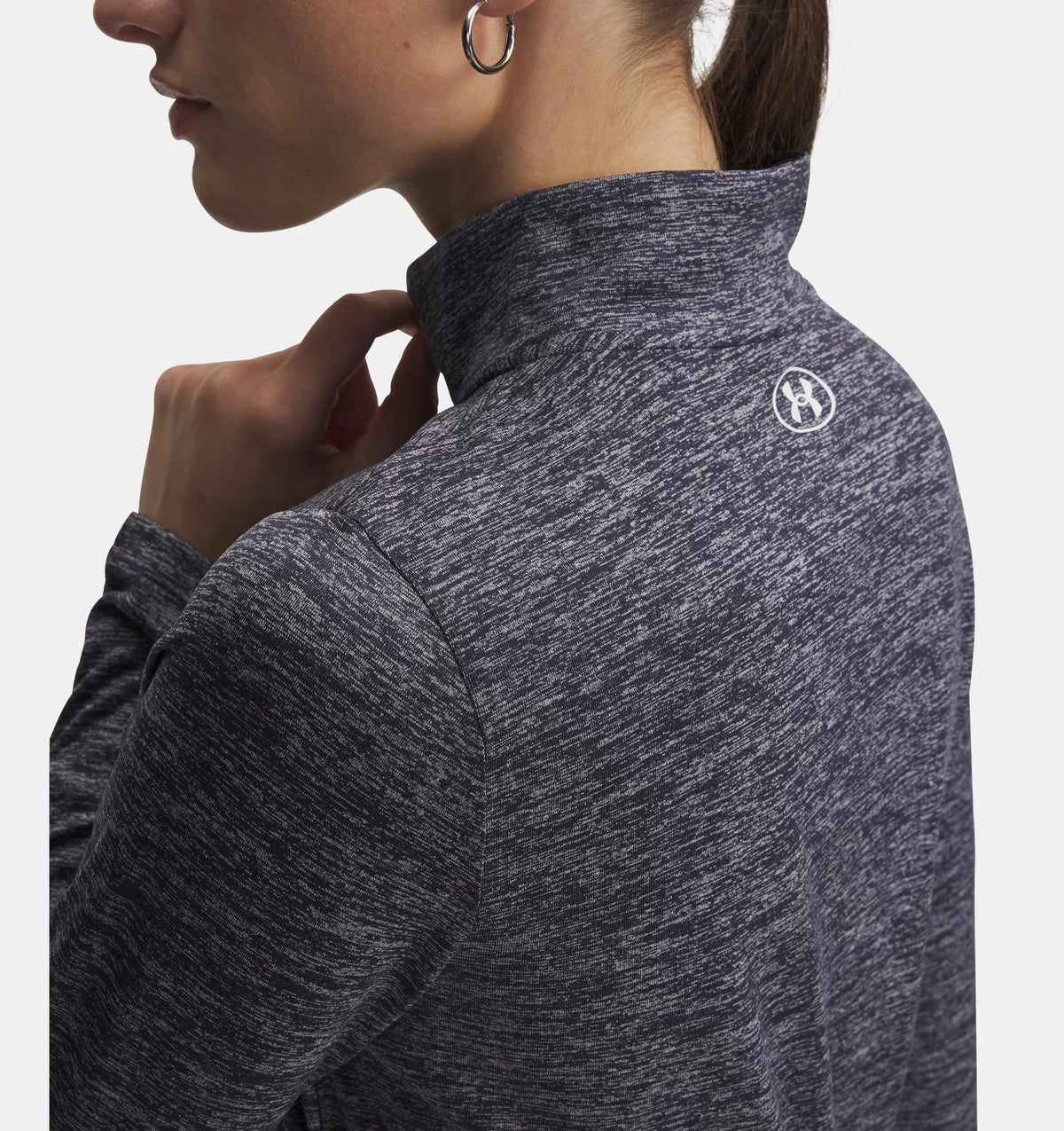 UNDER ARMOUR Women's Tech Twist Half Zip - Navy