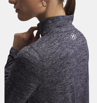 UNDER ARMOUR Women's Tech Twist Half Zip - Navy