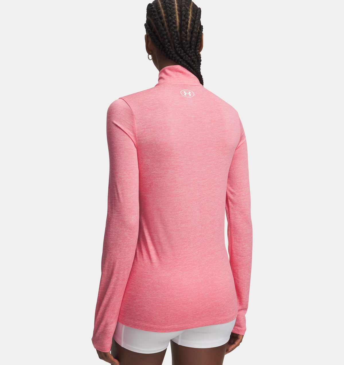 UNDER ARMOUR Women's Tech Twist Half Zip - Pink