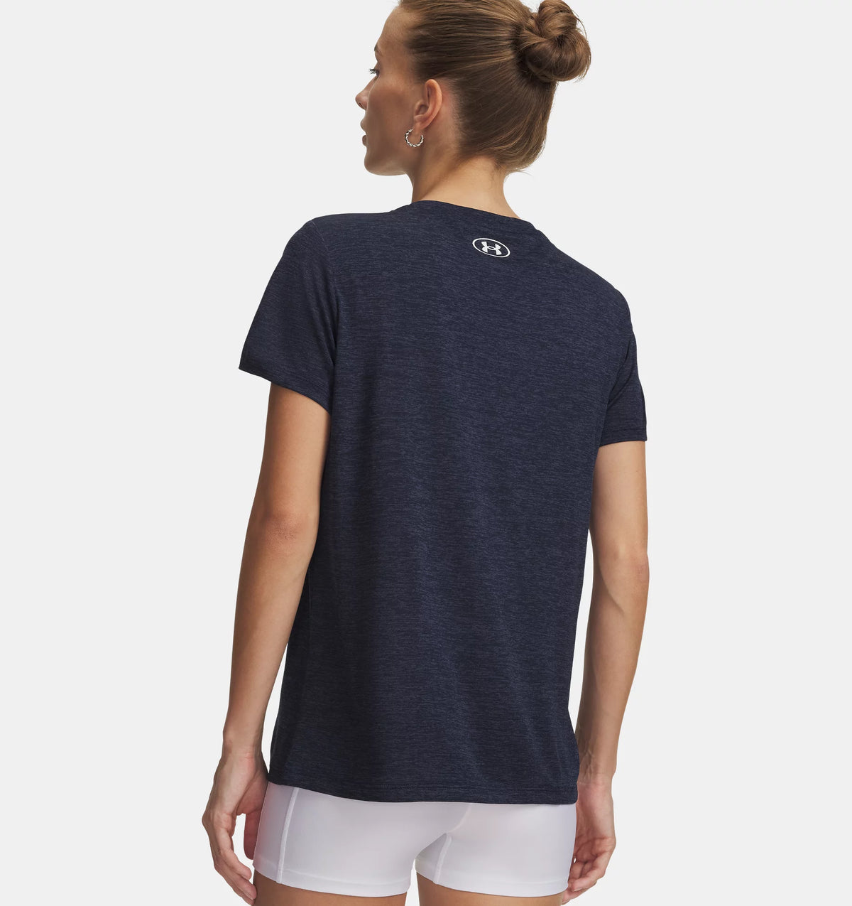 UNDER ARMOUR Women's Tech Twist V-Neck T-Shirt - Navy