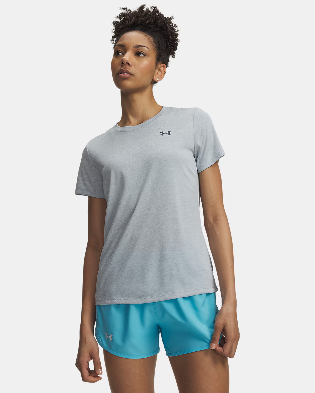 UNDER ARMOUR Women's Tech Twist T-Shirt - Blue Fog