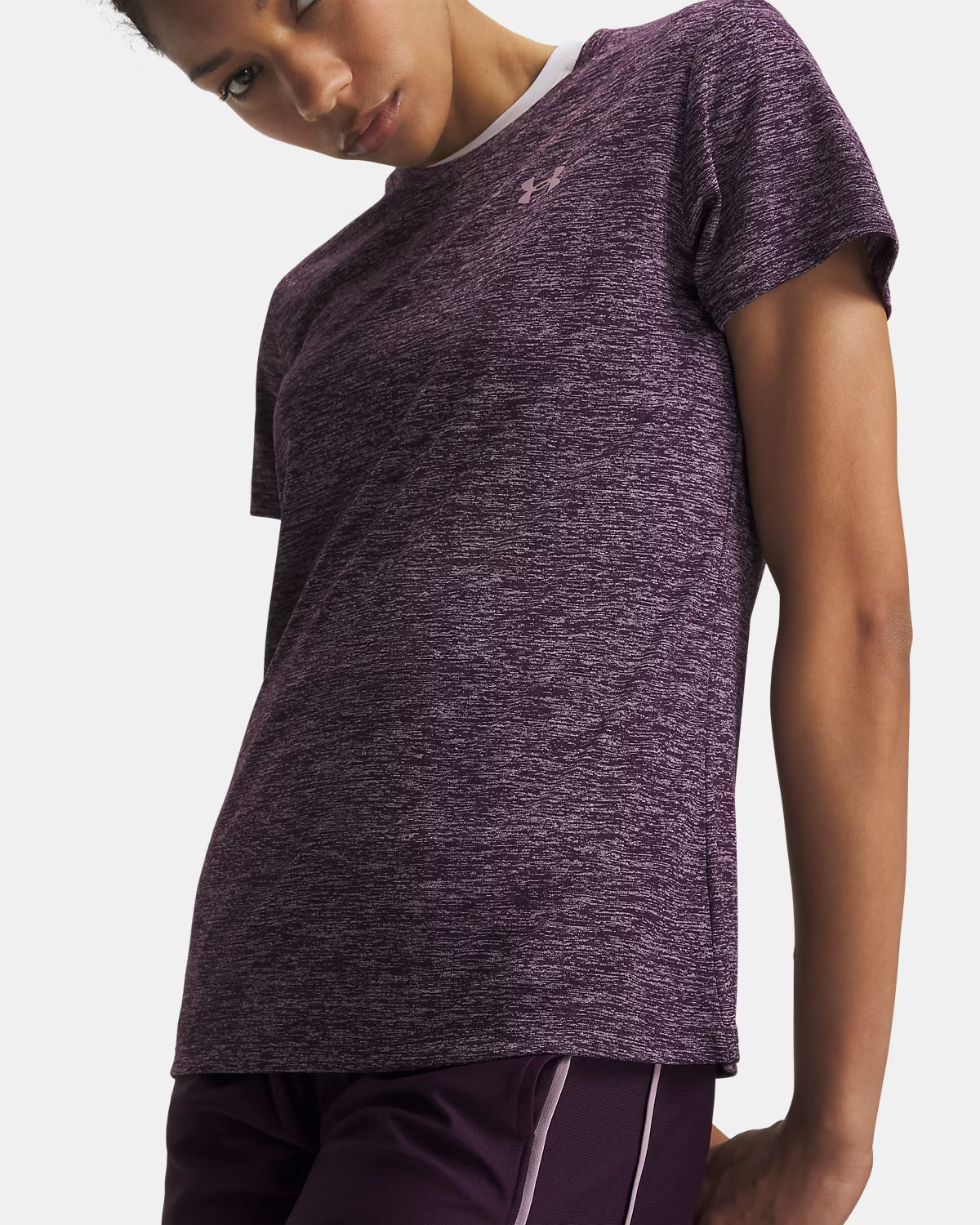 UNDER ARMOUR Women's Tech Twist T-shirt - Purple