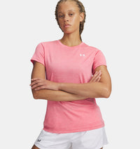 UNDER ARMOUR Women's Tech Twist T-Shirt - Pink