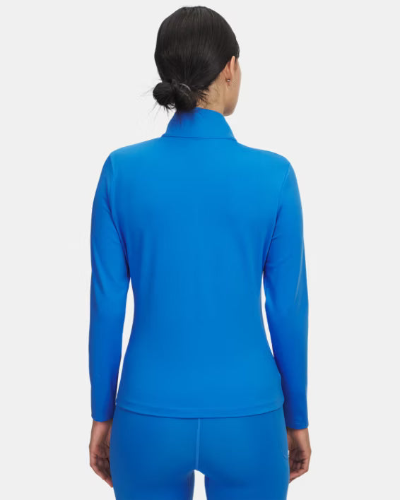 UNDER ARMOUR Women's Fitted Long Sleeve Top - Blue